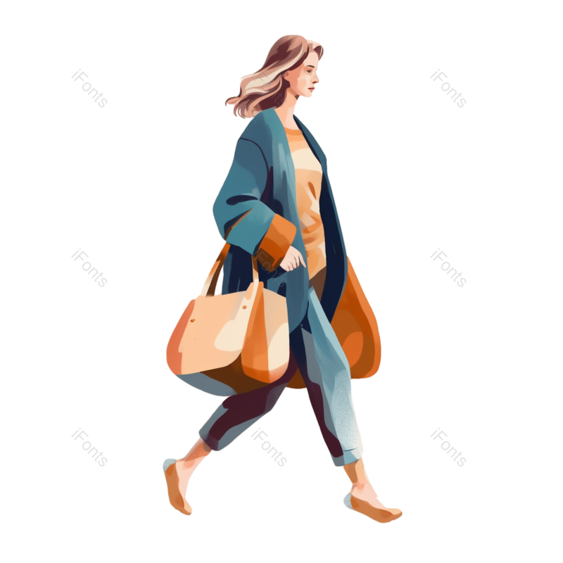 母亲节图片,女人元素,手绘人物PNG,卡通人物免抠素材